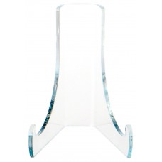 Plymor Brand Clear Acrylic Flat Back Easel With Deep Support Ledges   